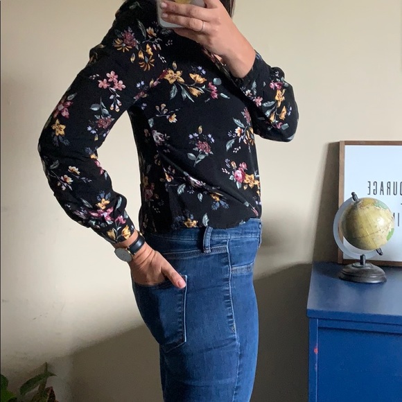TOP SHOP floral blouse ✨like new - Picture 3 of 5